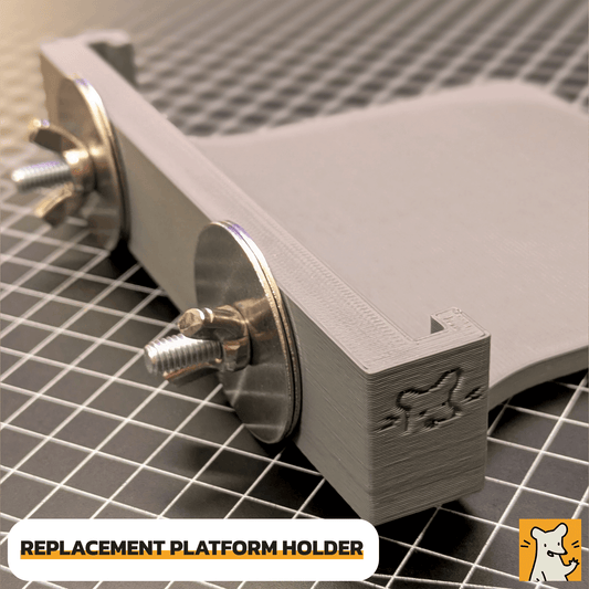 Replacement platform holder for QuickSwap, featuring a reinforced design and sturdy metal fasteners.