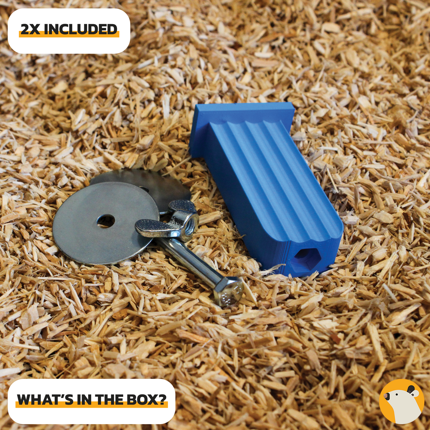 Kleine Leisten 3 x 8 cm - Leisten-Set für Mäuse, Degus und mehr