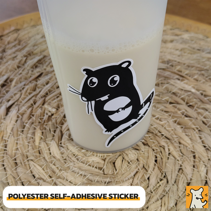 Cute Pleading Rat Stickers | 3x Weather Resistant Sticker Set