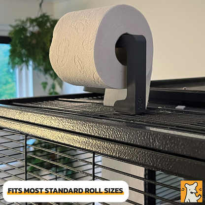 Toiletrolhouder voor Kooien met rol toiletpapier, ideaal voor knaagdieren zoals ratten of degus.