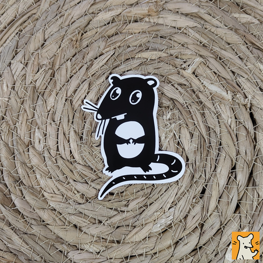 Cute Pleading Rat Stickers | 3x Weather Resistant Sticker Set