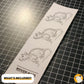 multiple hand drawn matt ink rat designer sticker